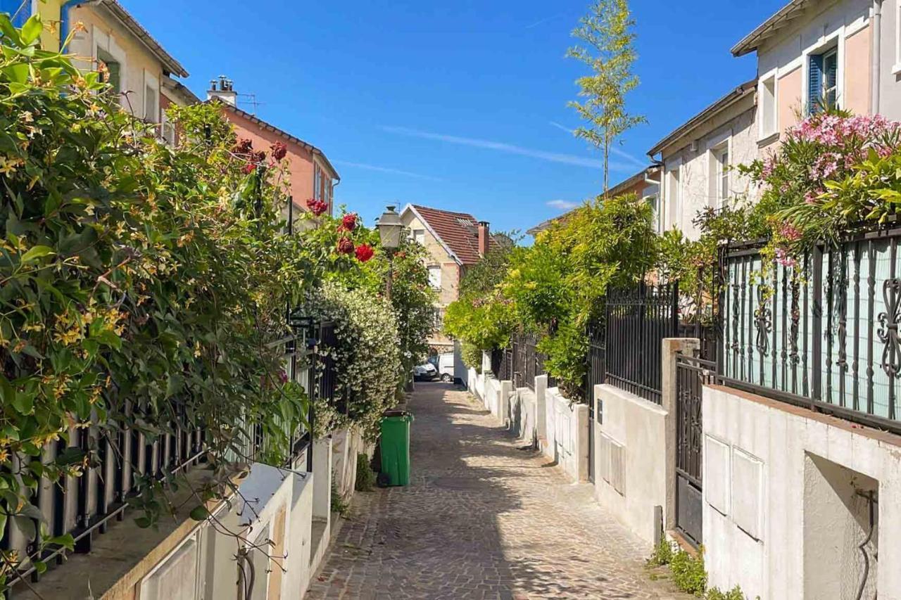 Charming Townhouse With Garden In The City Of Love Paříž Exteriér fotografie