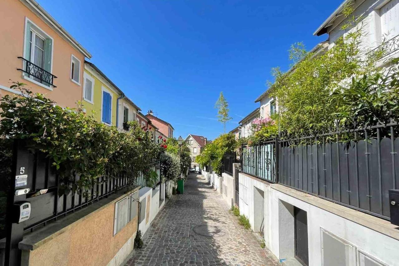 Charming Townhouse With Garden In The City Of Love Paříž Exteriér fotografie